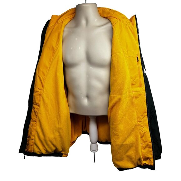 Majestic Oakland Athletics Baseball MLB Zip Jacket 2XL Green Gold Spell Out Logo - Picture 3 of 11